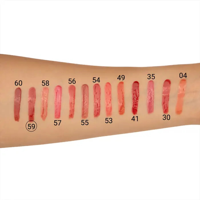 رژ لب مایع براق ام ان دی شماره 59